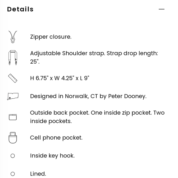 ✨️🤍 NEW Dooney & Bourke Botanical Collection Suki Crossbody ✨️🤍 - Picture 7 of 9